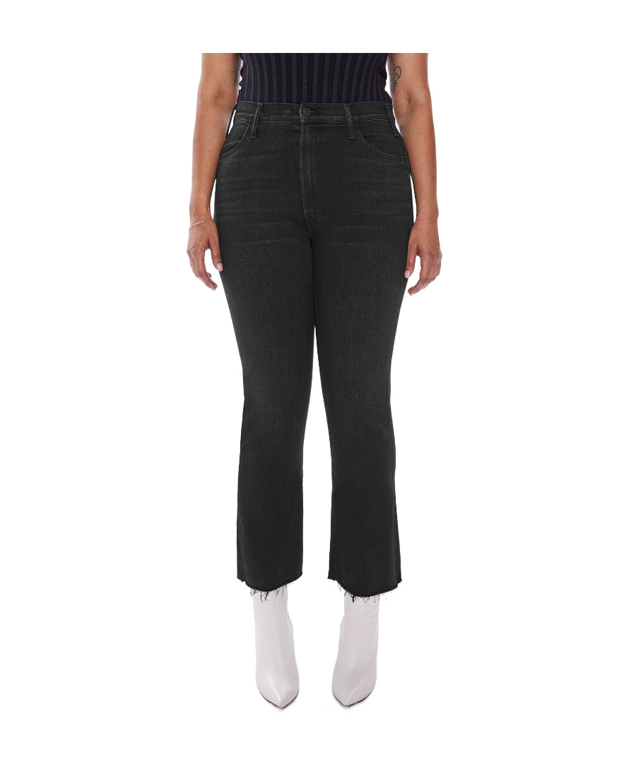 Mother The Hustler Flared Jeans In Black