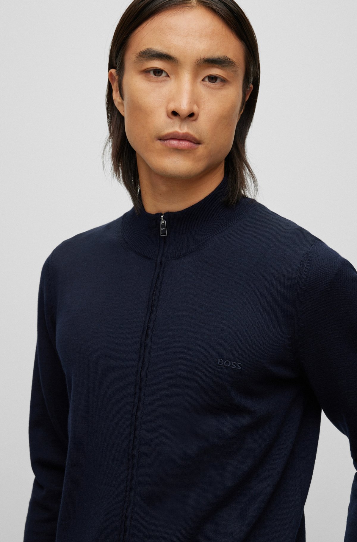 Hugo Boss Cardigan "balonso" In Black