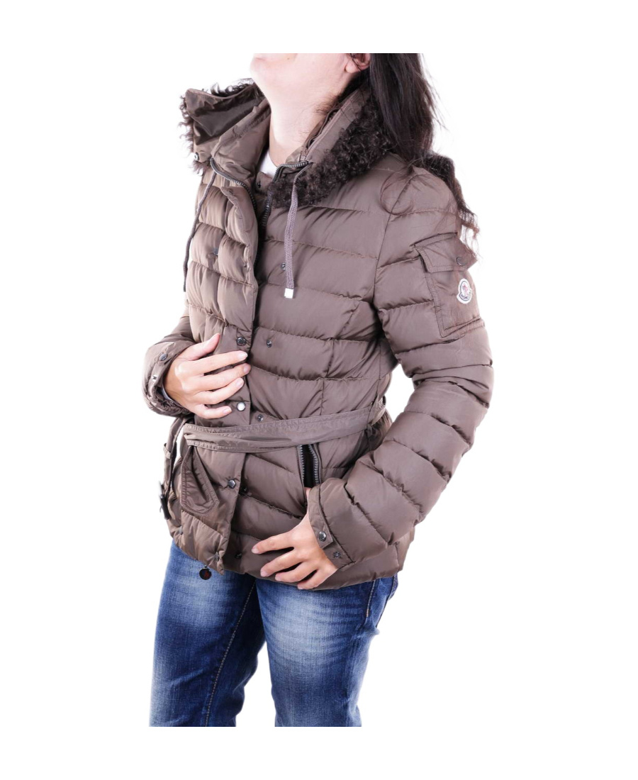 Moncler Agave Down Jacket In Gray