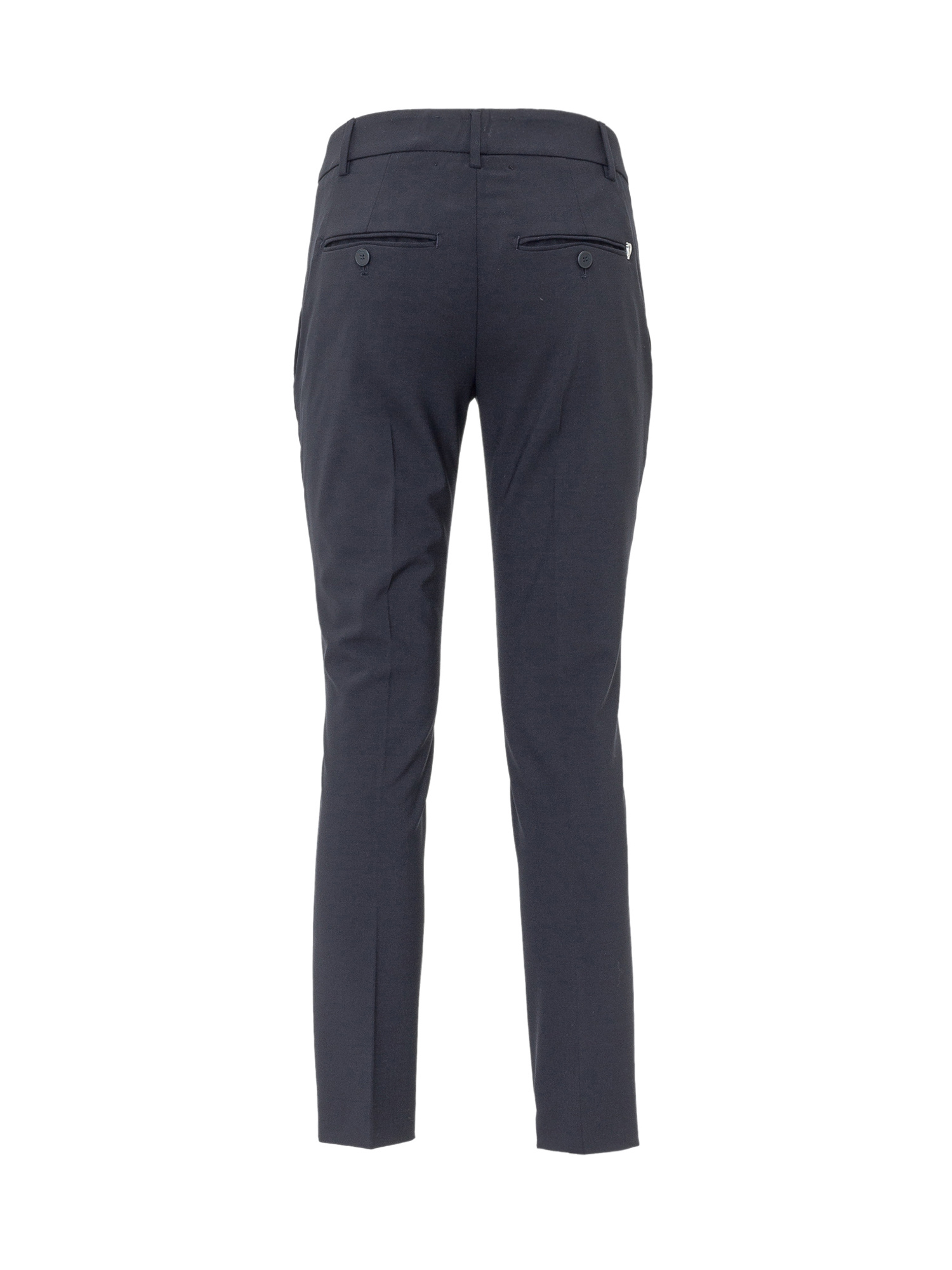 Dondup Cropped Tailored Trousers In Black