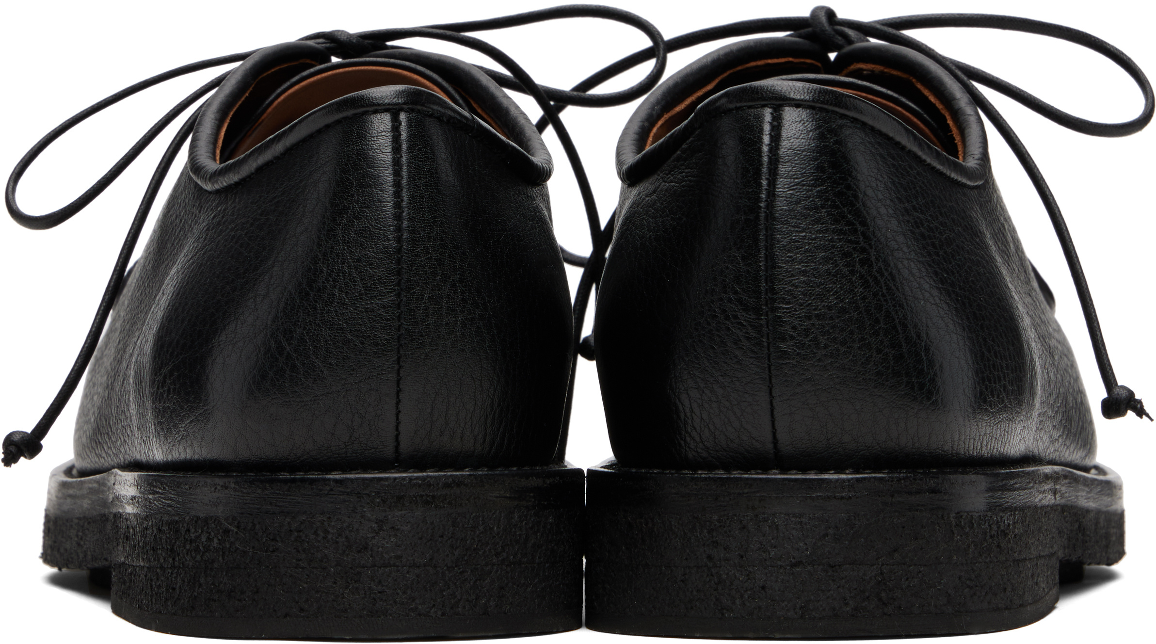 Marsèll Suede Lace-up Derby Shoes In Black