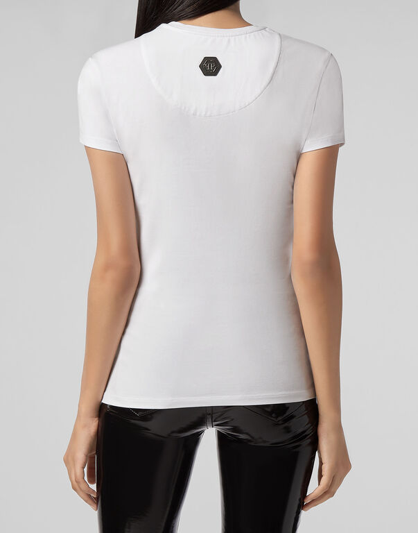 Philipp Plein Logo Details T-shirt In White