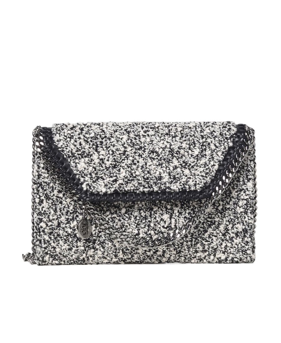 Stella Mccartney Graphic-print Crossbody Bag In Gray
