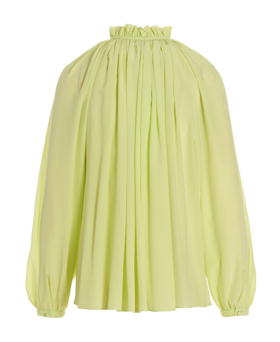Lanvin Silk Bloshirt Shirt And Blouse Yellow In Yellow