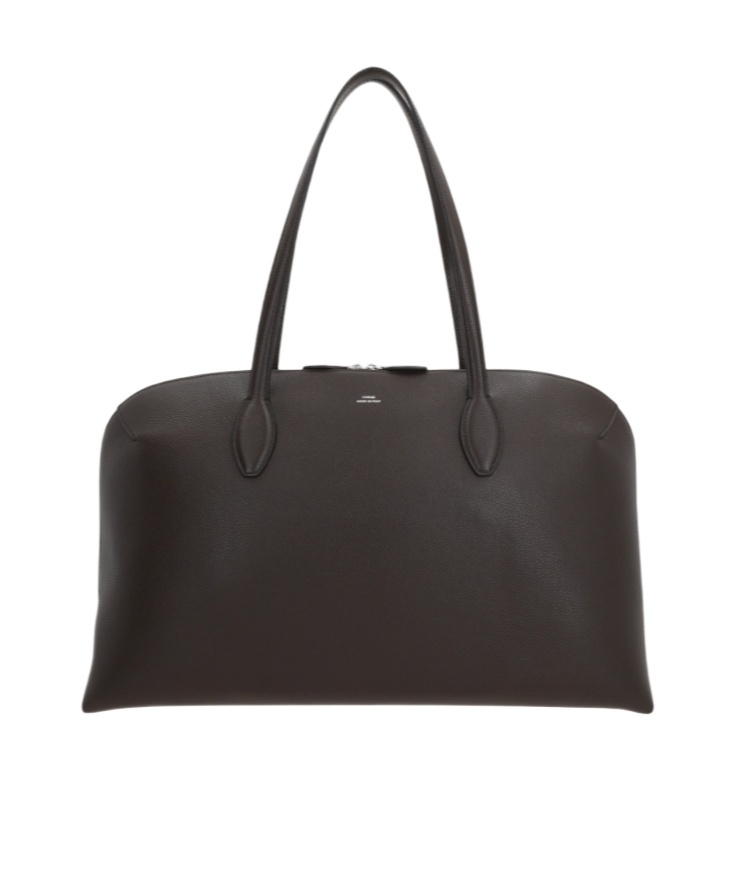 Totême Grained-leather Tote Bag