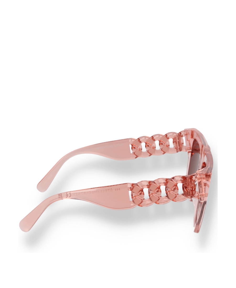 Stella Mccartney Eyewear Square Frame Sunglasses In Red