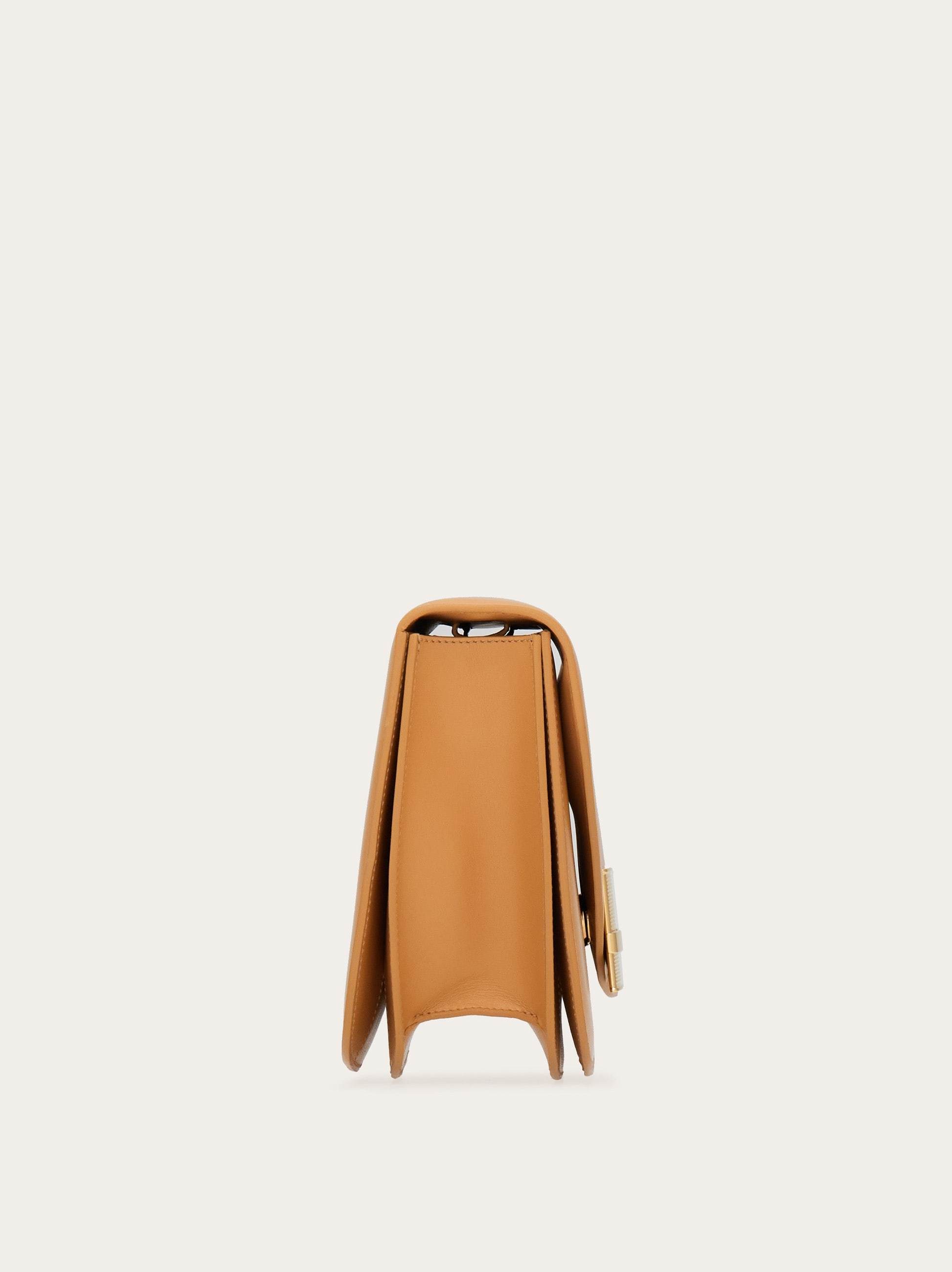 Ferragamo Fiamma Satchel Bag In Brown