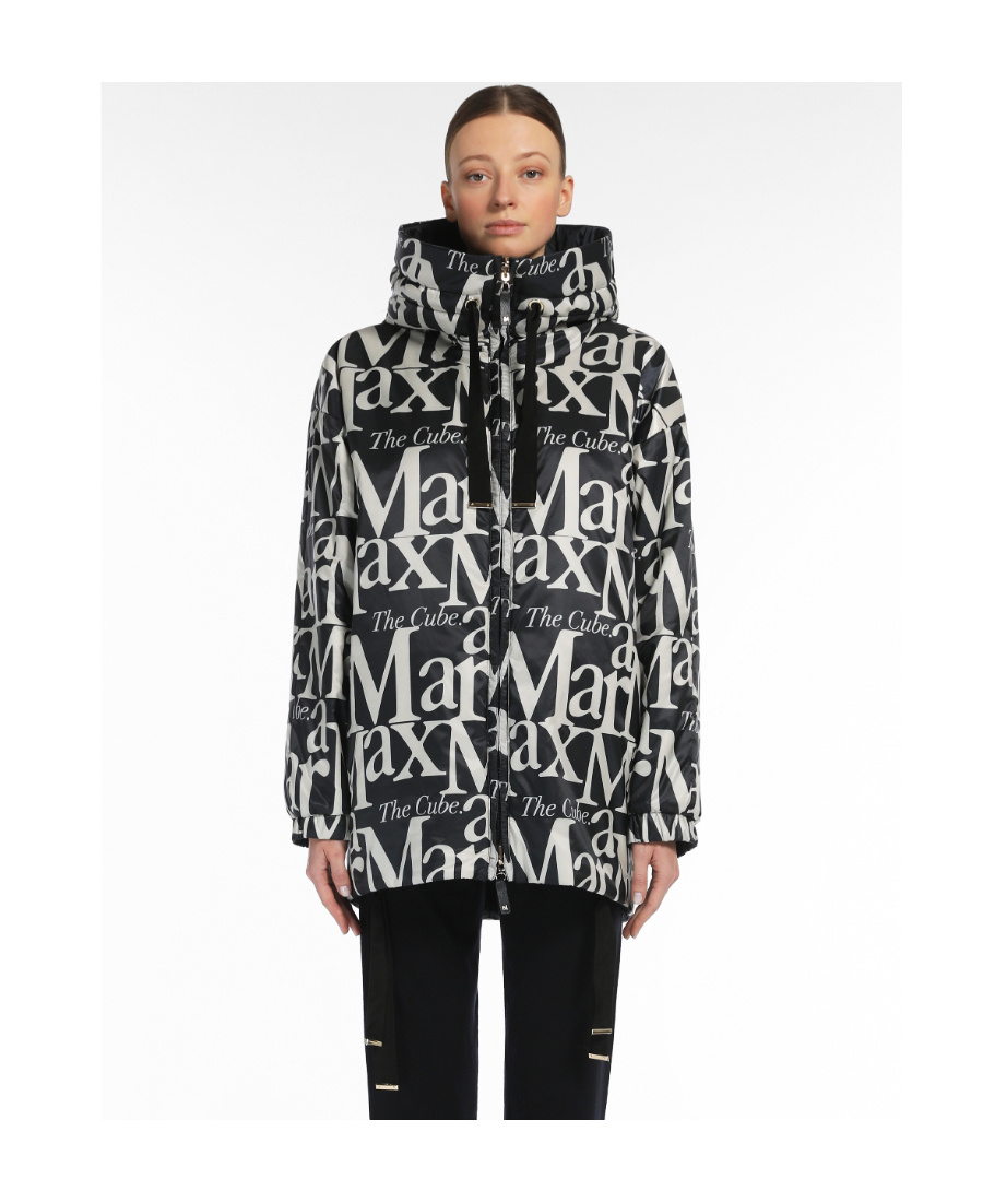 Max Mara Double-sided Casual Jacket In Black