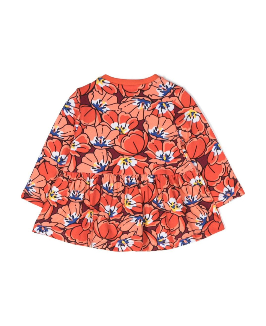 Kenzo Floral Dress In Red