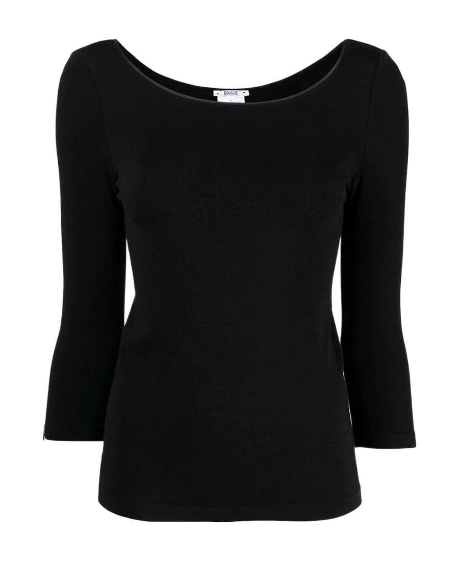 Wolford Cordoba Round-collar T-shirt In Black