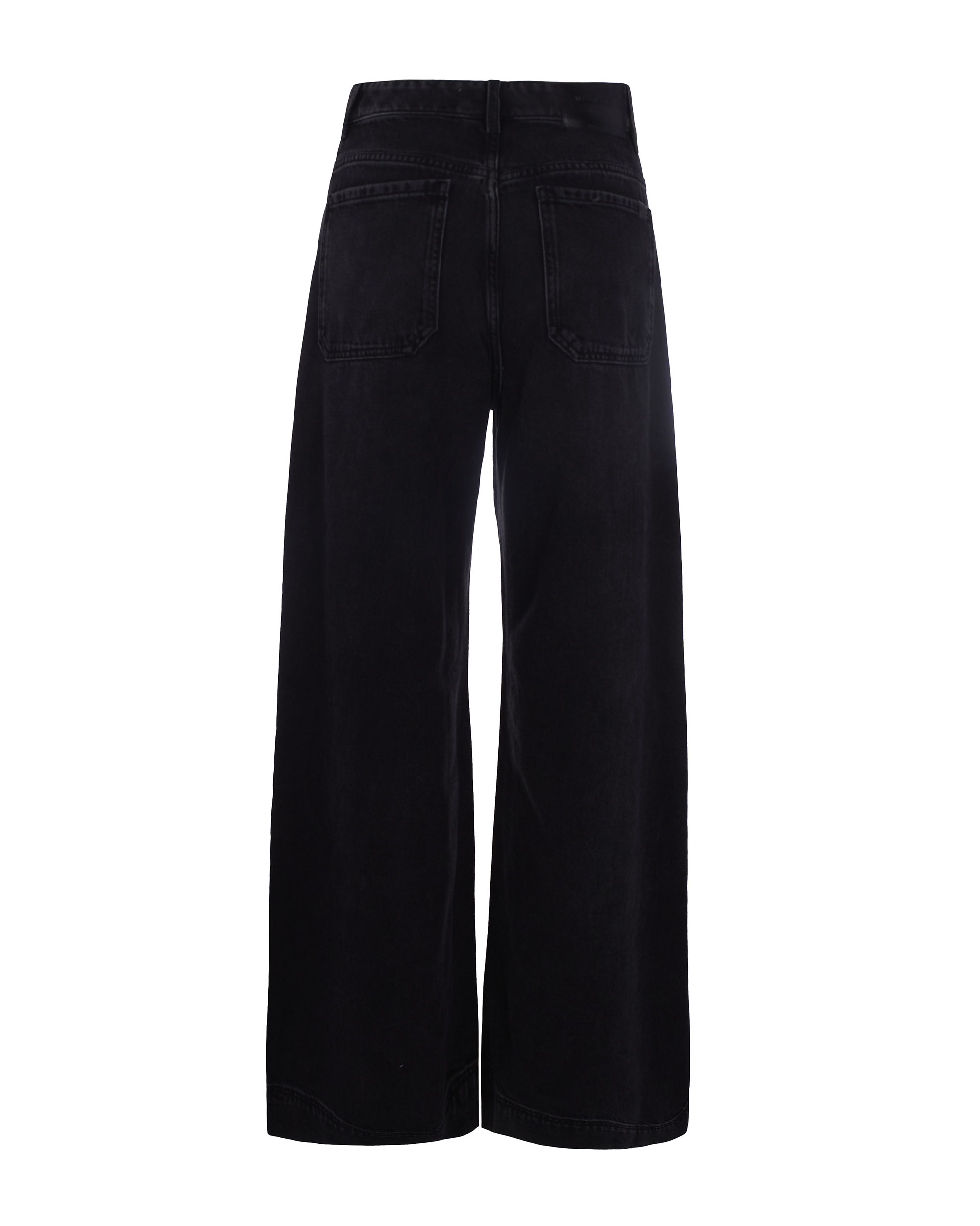 Weekend Max Mara Cactus Logo-patch Jeans In Black