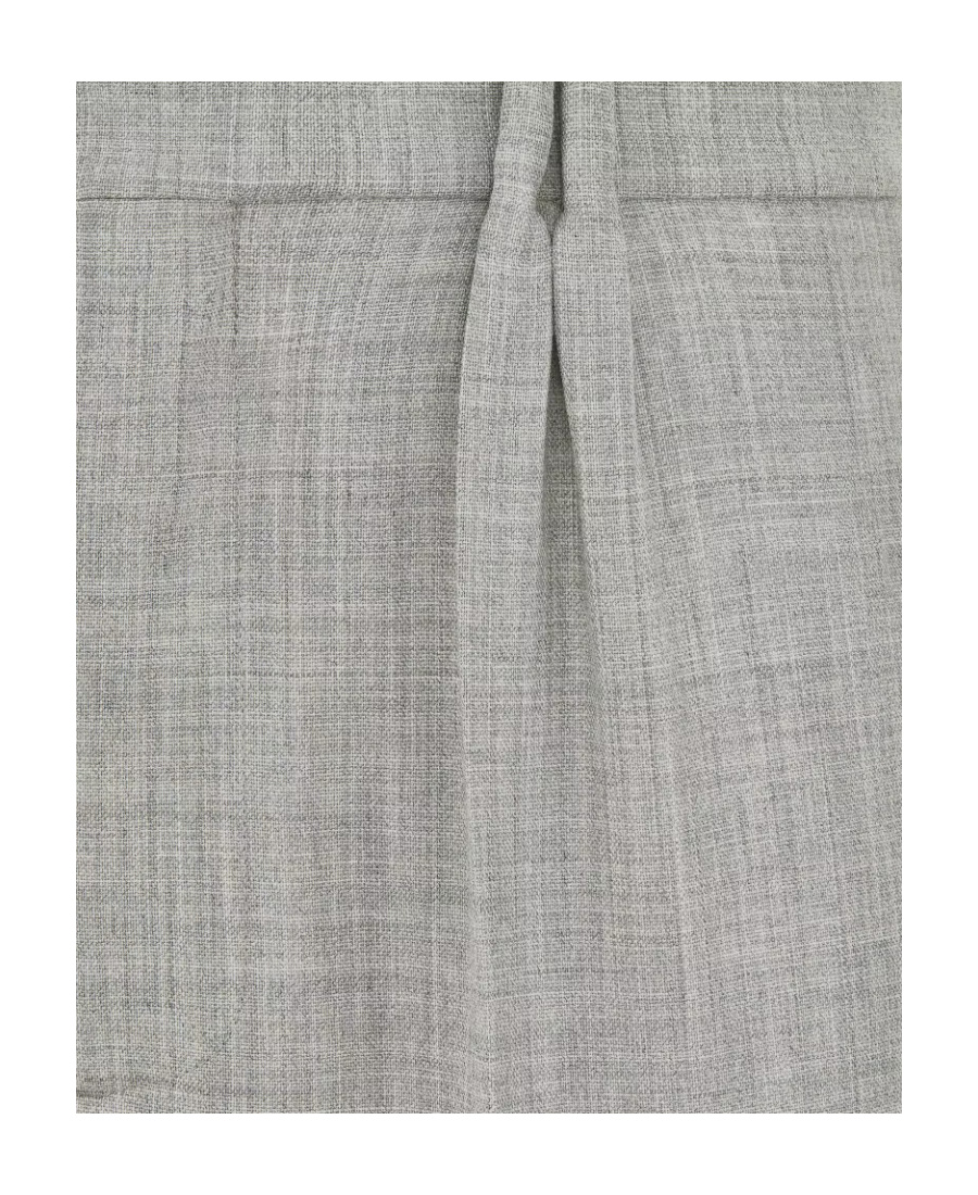 Dior Pleated Casual Pants In Gray