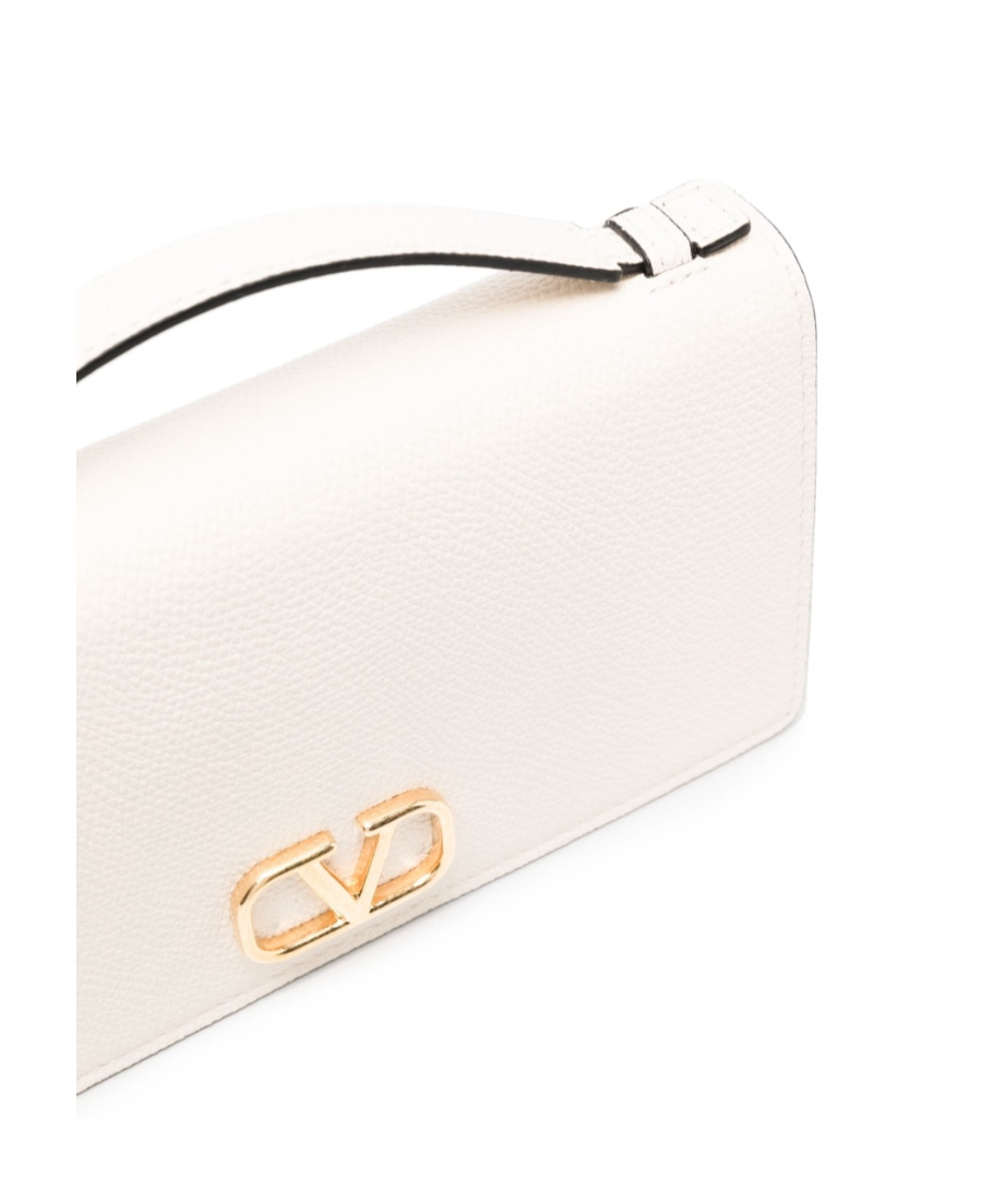Valentino Vlogo Signature Wallet-on-chain In Nude