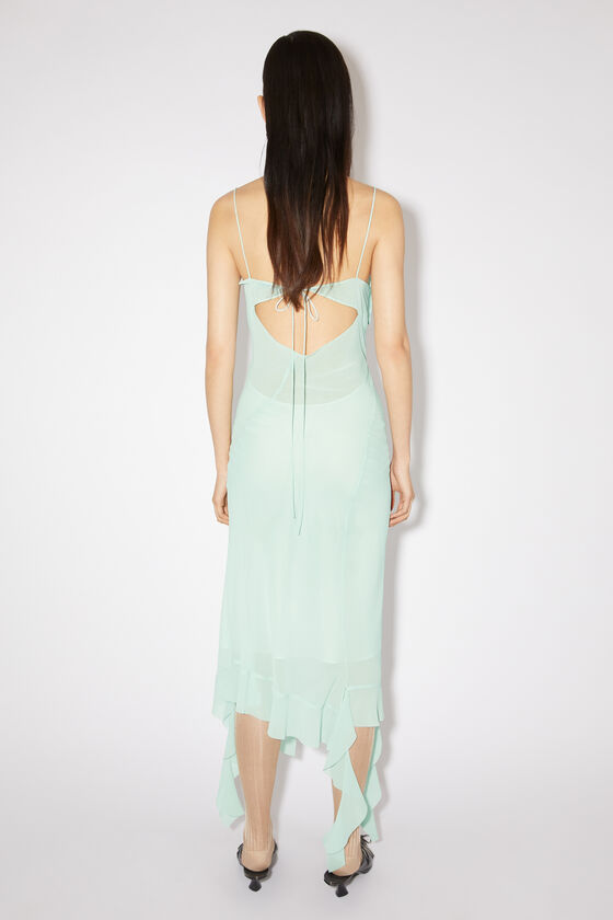 layered flared dress Flared Sleeves Half Sleeves Asymmetric Layered Pleated Printed Ruffle –  Uoozee official main image 1