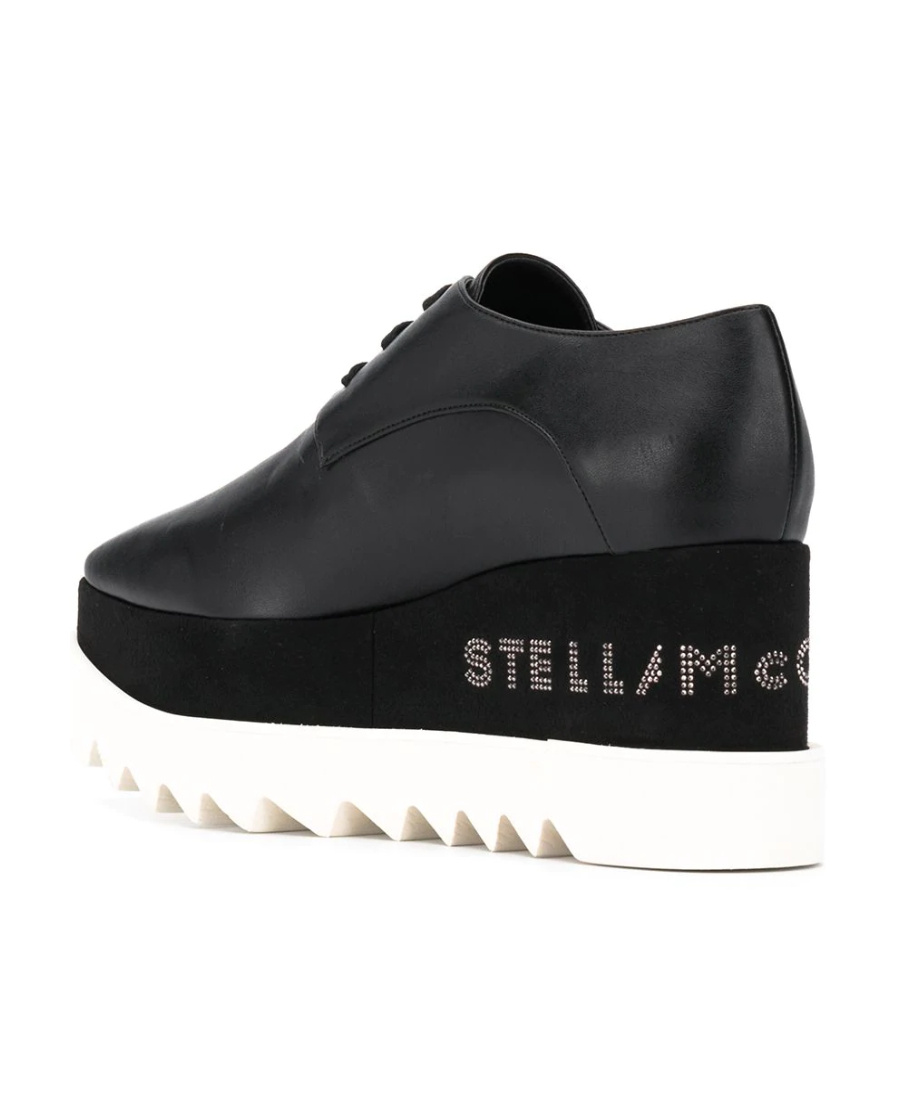 Stella Mccartney Lace-up Elyse In Black