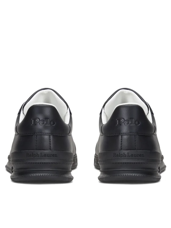 Polo Ralph Lauren Laced Sneakers In Black