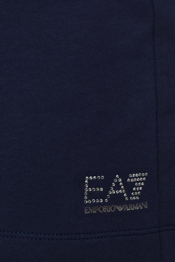 EA7 LOGO SHORTS
