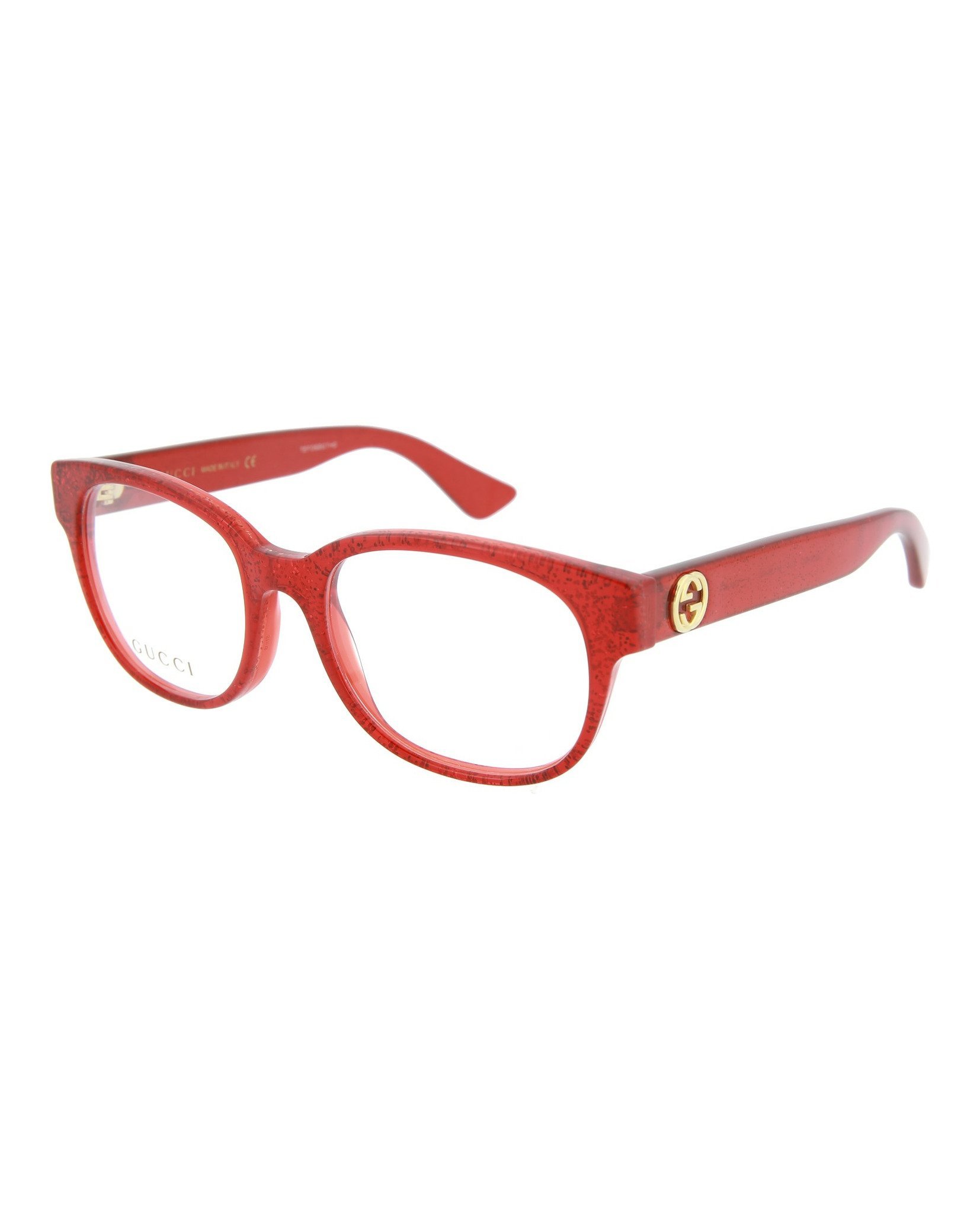 Gucci Logo Flat Mirror In Red