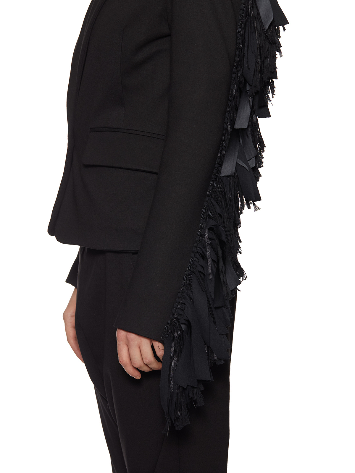 Nostra Santissima Tassel Suit Jacket In Black