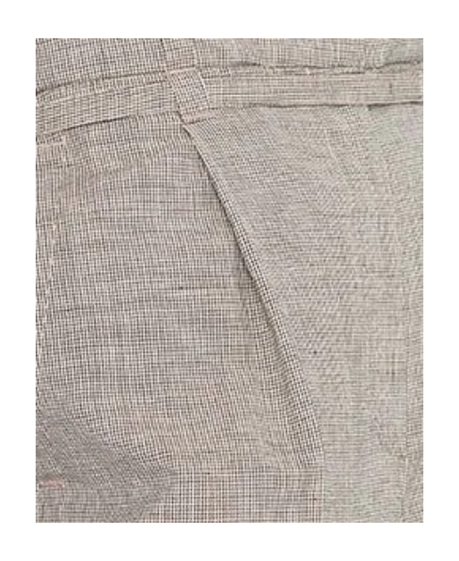 Brunello Cucinelli Paperbag-waist Trousers In Nude