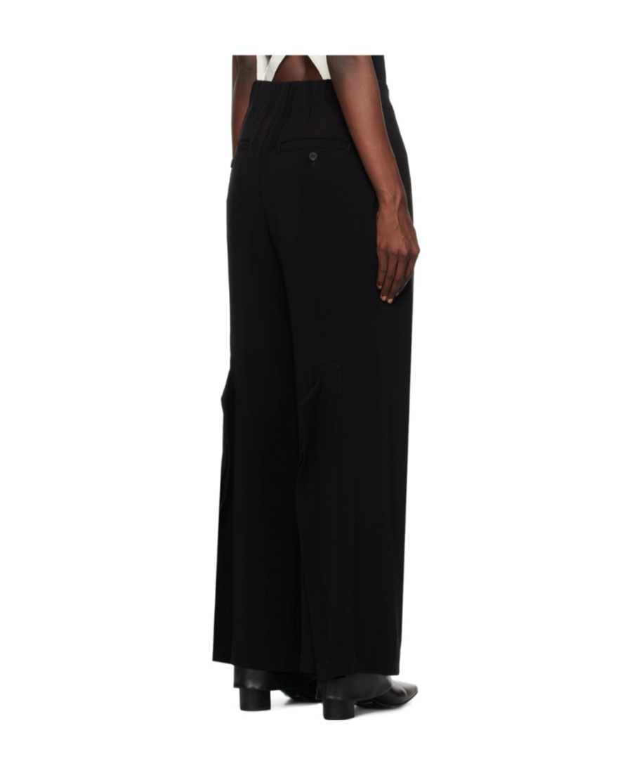 Issey Miyake Square One Casual Pants In Black