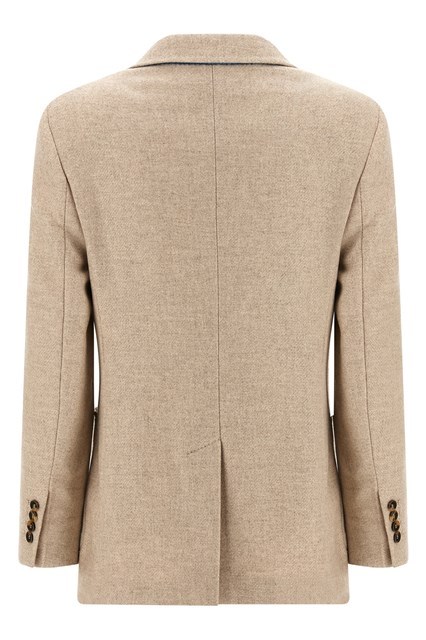 Max Mara Single-breasted Blazer In Neutral