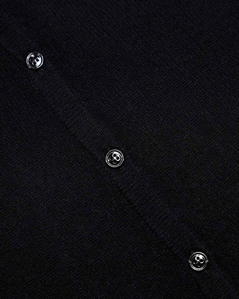 Weekend Max Mara Round Neck Knitted Cardigan In Black