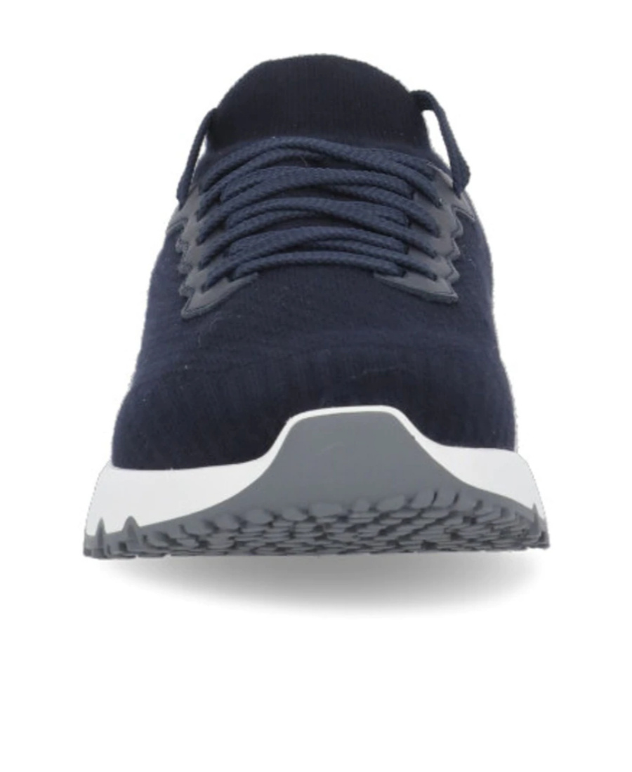 Brunello Cucinelli Men Sneaker In Maglia Di Cotone In Blue