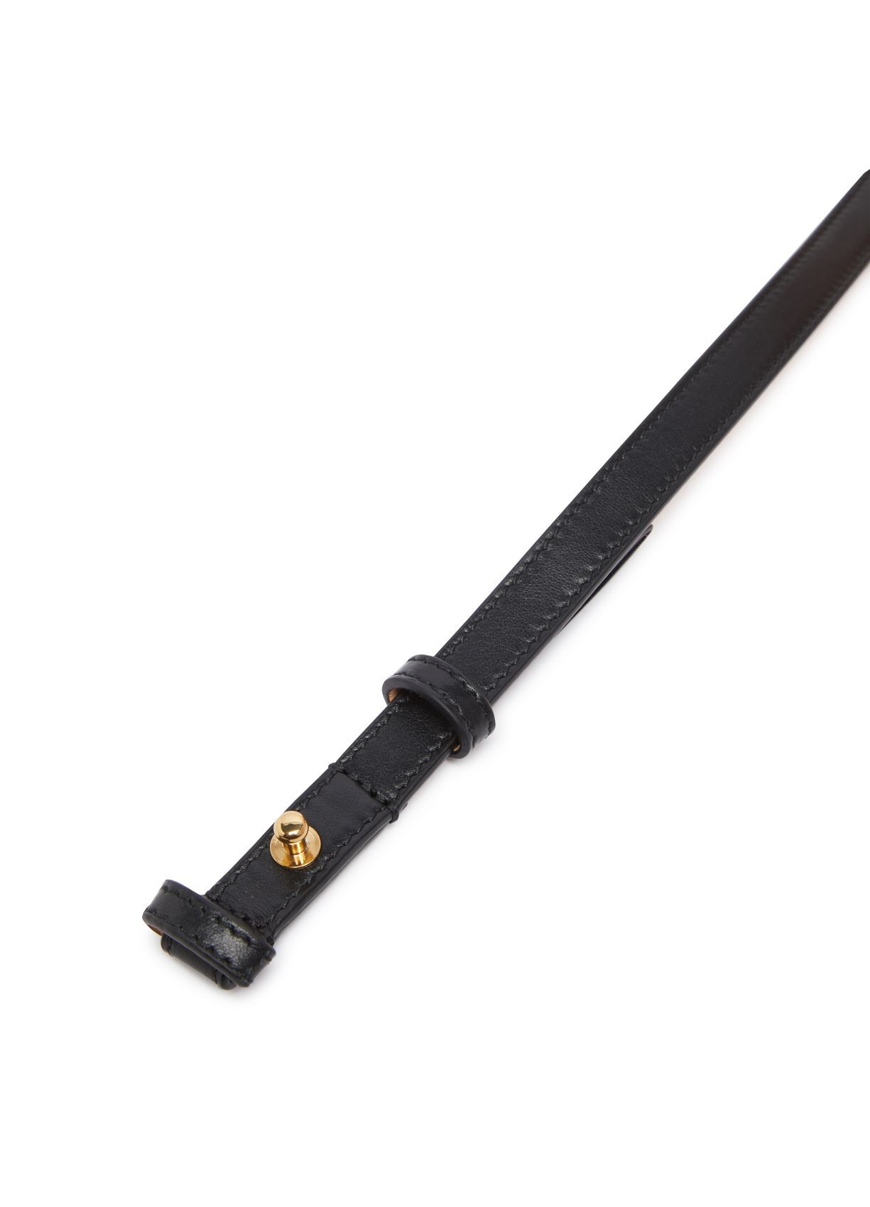 Chloé Iconic Leather Belt Gold-tone Hardware In Nude