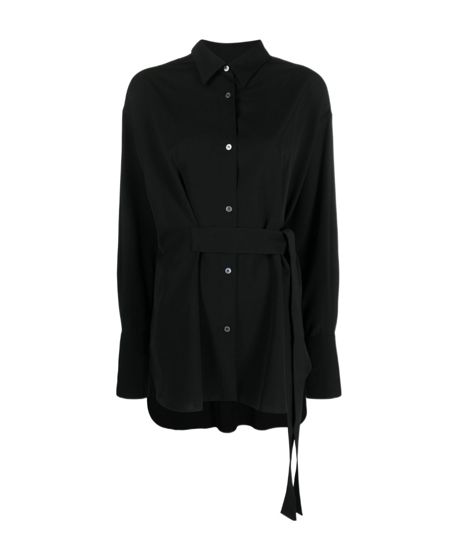 Studio Nicholson Black Button Shirt In Black