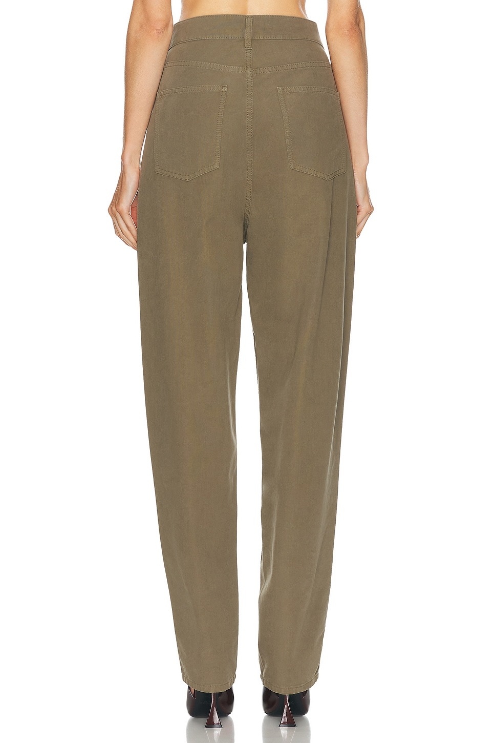 Saint Laurent Tapered Jeans In Gray