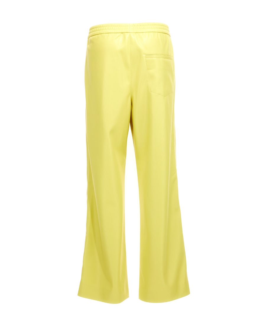 Nanushka Lorca Faux-leather Trousers In Yellow