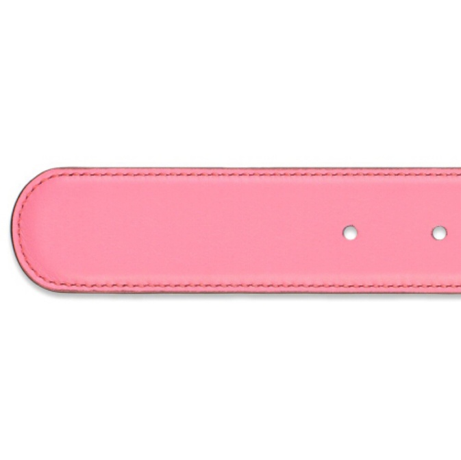 Gucci Double G Buckle Belt In Pink