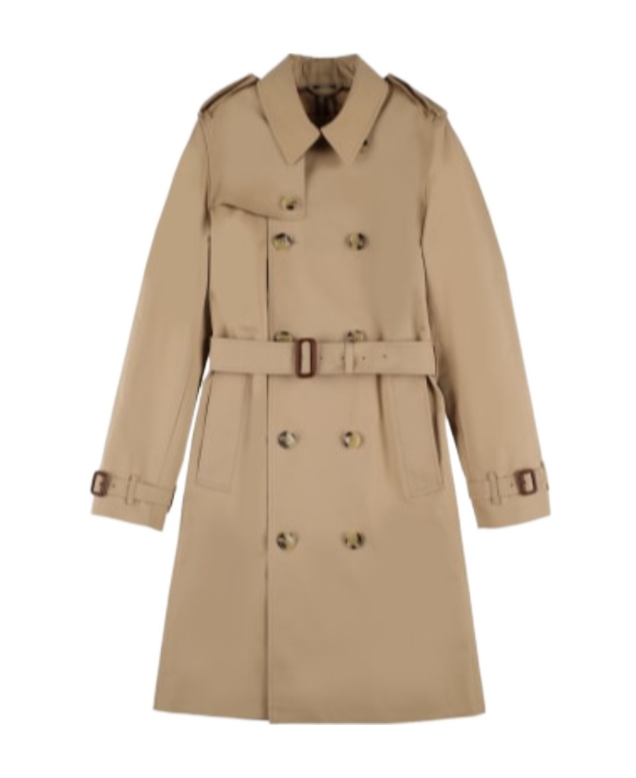 Burberry Cotton Gabardine Trench Coat