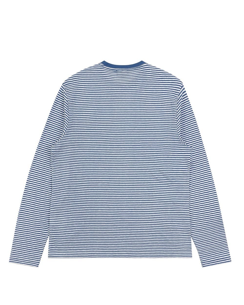 DUNHILL LOGO ROUND COLLAR LONG-SLEEVED T-SHIRT 