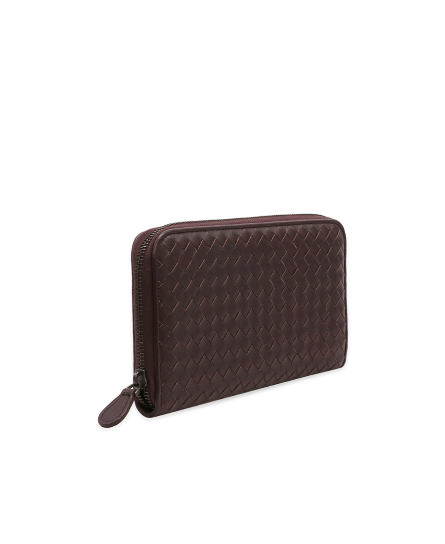 BOTTEGA VENETA WEAVE A ZIPPER PURSE