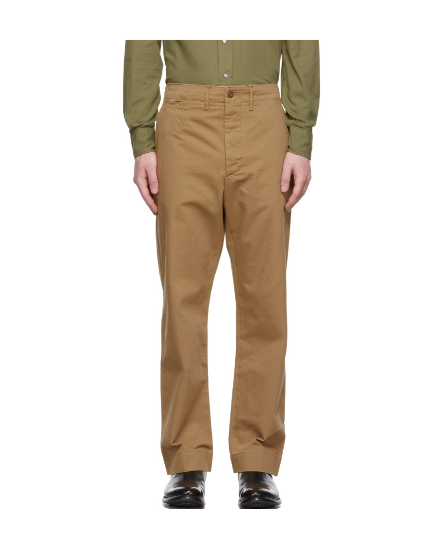 Rrl Belt Loop Casual Pants In Brown
