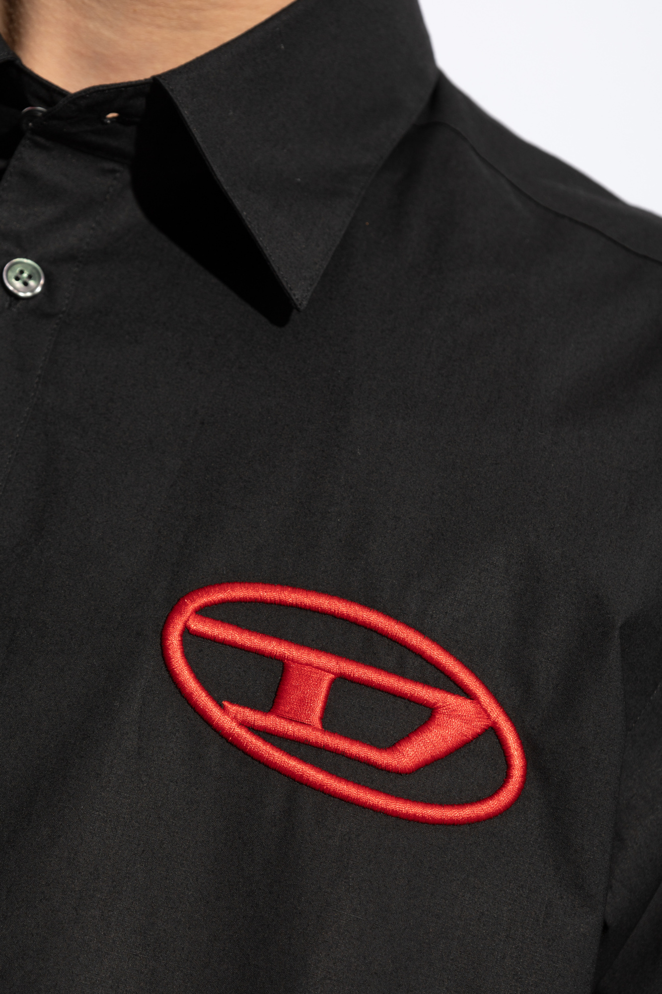Diesel S-simply-d Shirt In Black