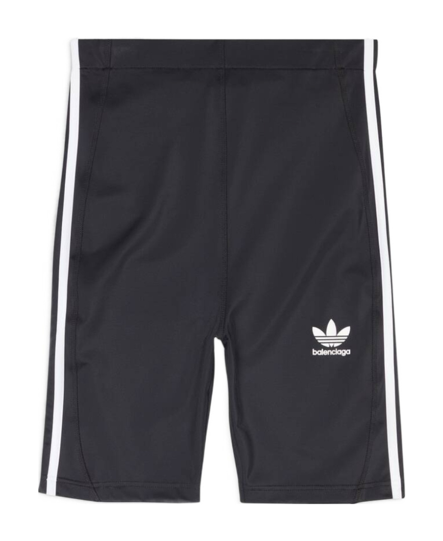 Balenciaga X Adidas 3-stripes Cycling Shorts In Black