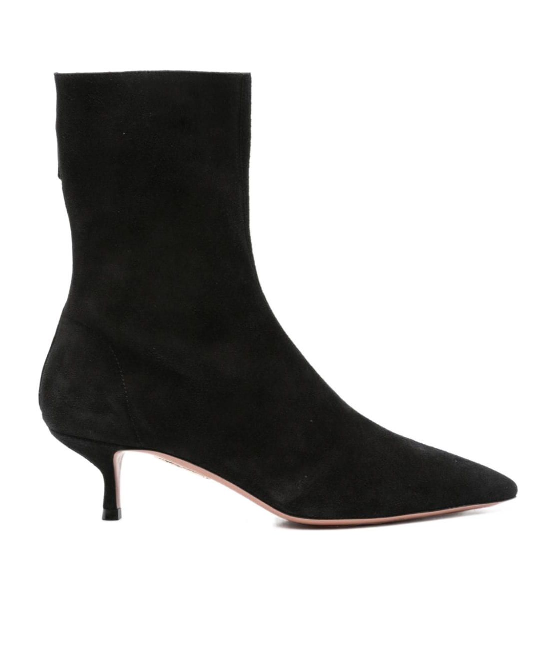 Aquazzura Montmartre 50 Suede Ankle Boots In Black