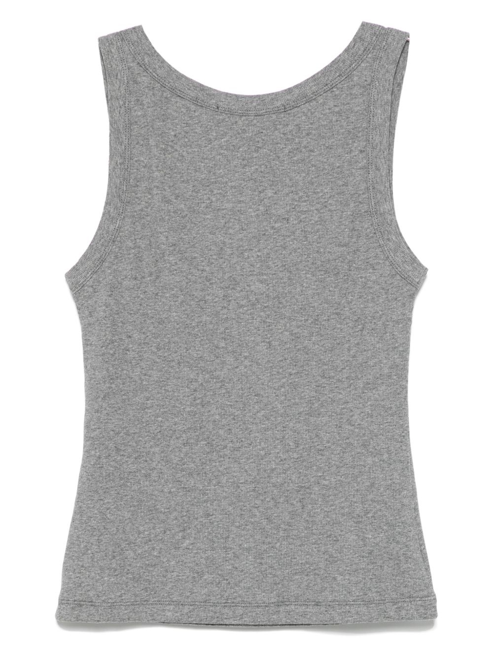 Aya Muse Ribbed Tank Top In Gray