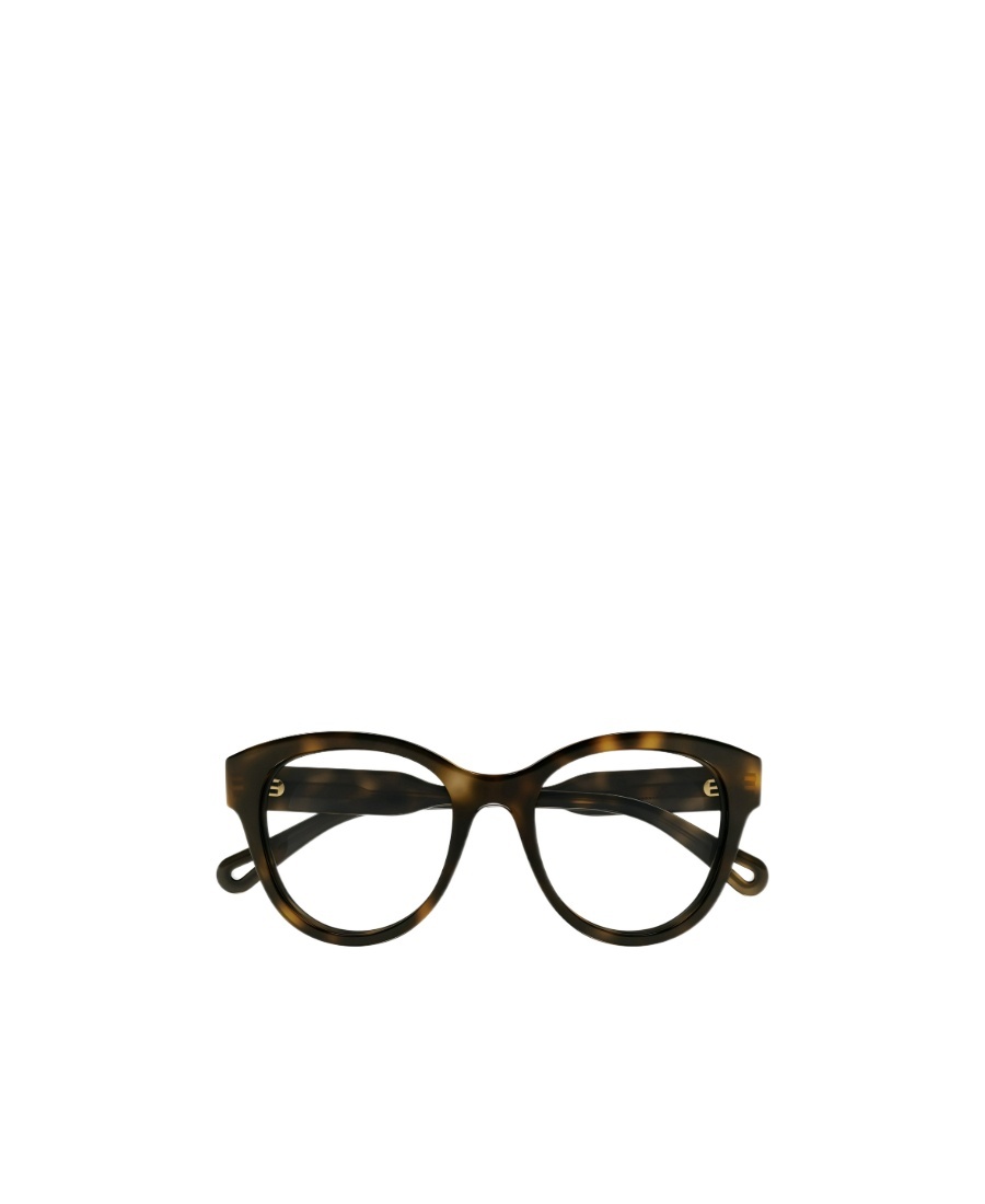 Chloé Eyewear Rectangular Frame Glasses In Brown