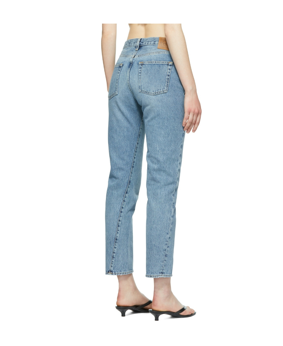 Totême Twisted-seam Jeans In Blue