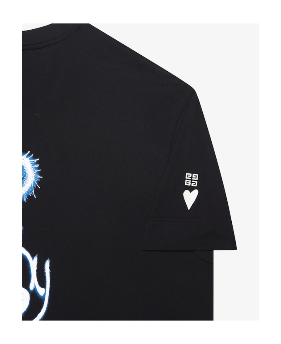 Givenchy Graphic Printed T-shirt In Black