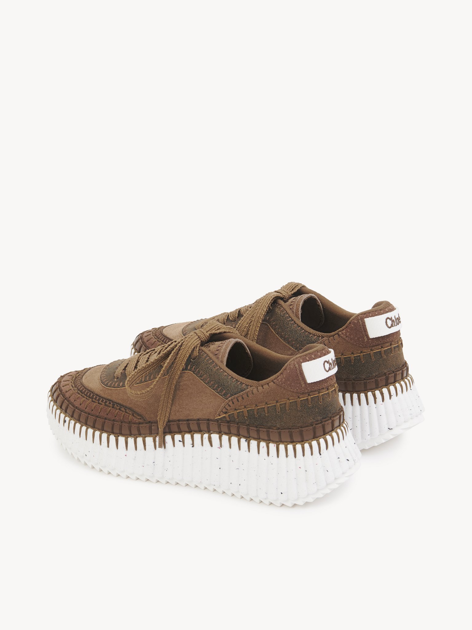 Chloé Nama Sneaker In Brown
