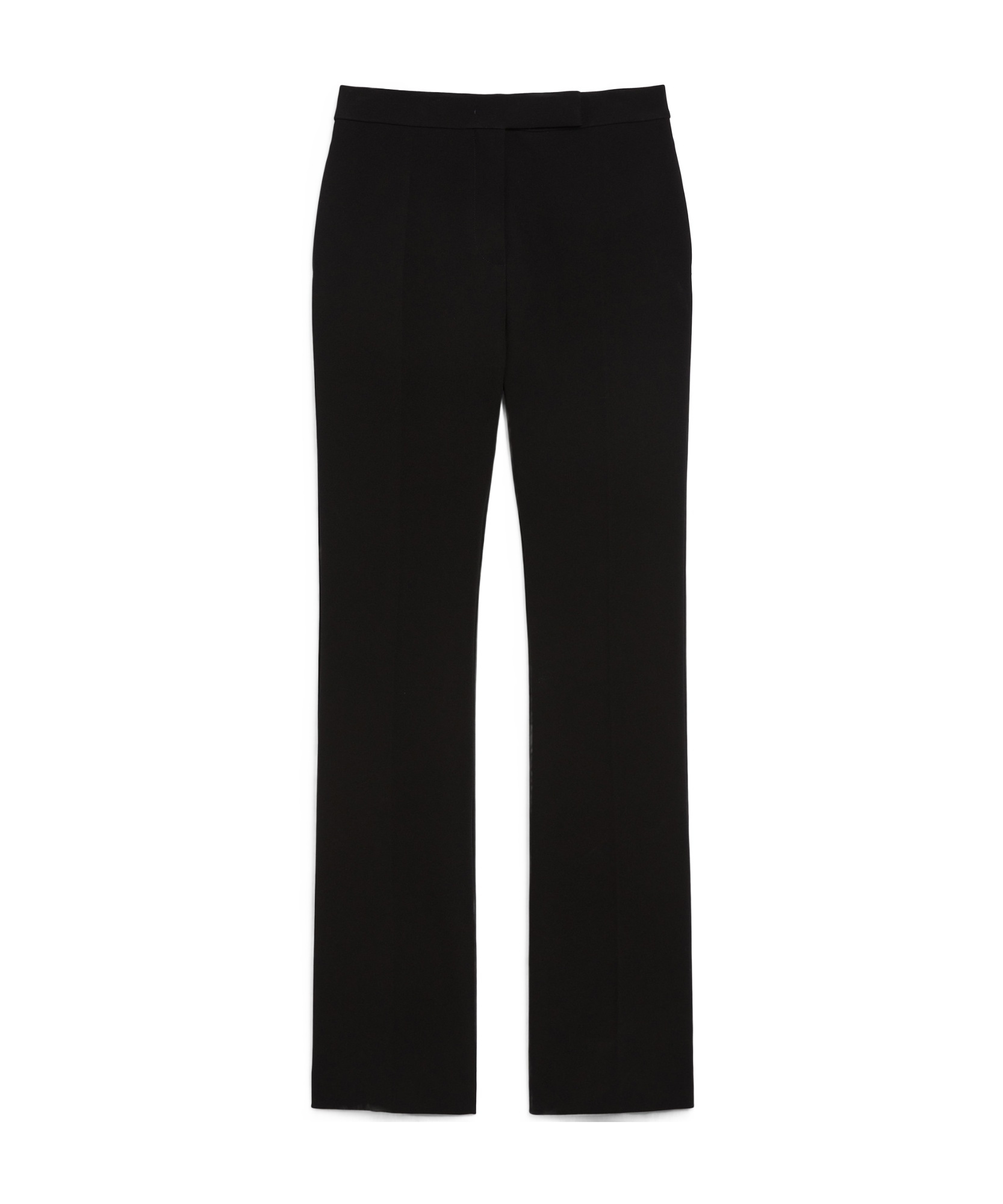Max Mara Tailored Trousers With Belt Loops And Pockets In Black