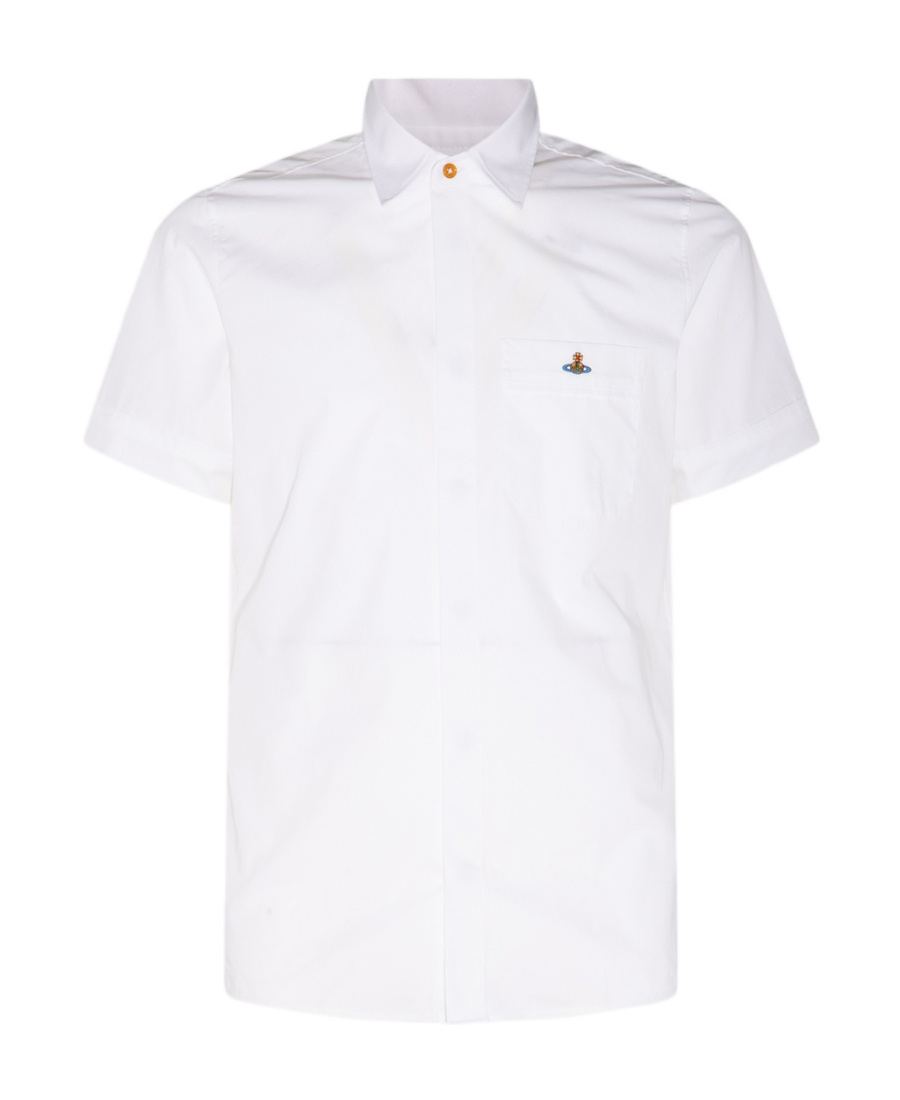 VIVIENNE WESTWOOD VIVIENNE WESTWOOD ORB EMBROIDERED SHORT-SLEEVED SHIRT
