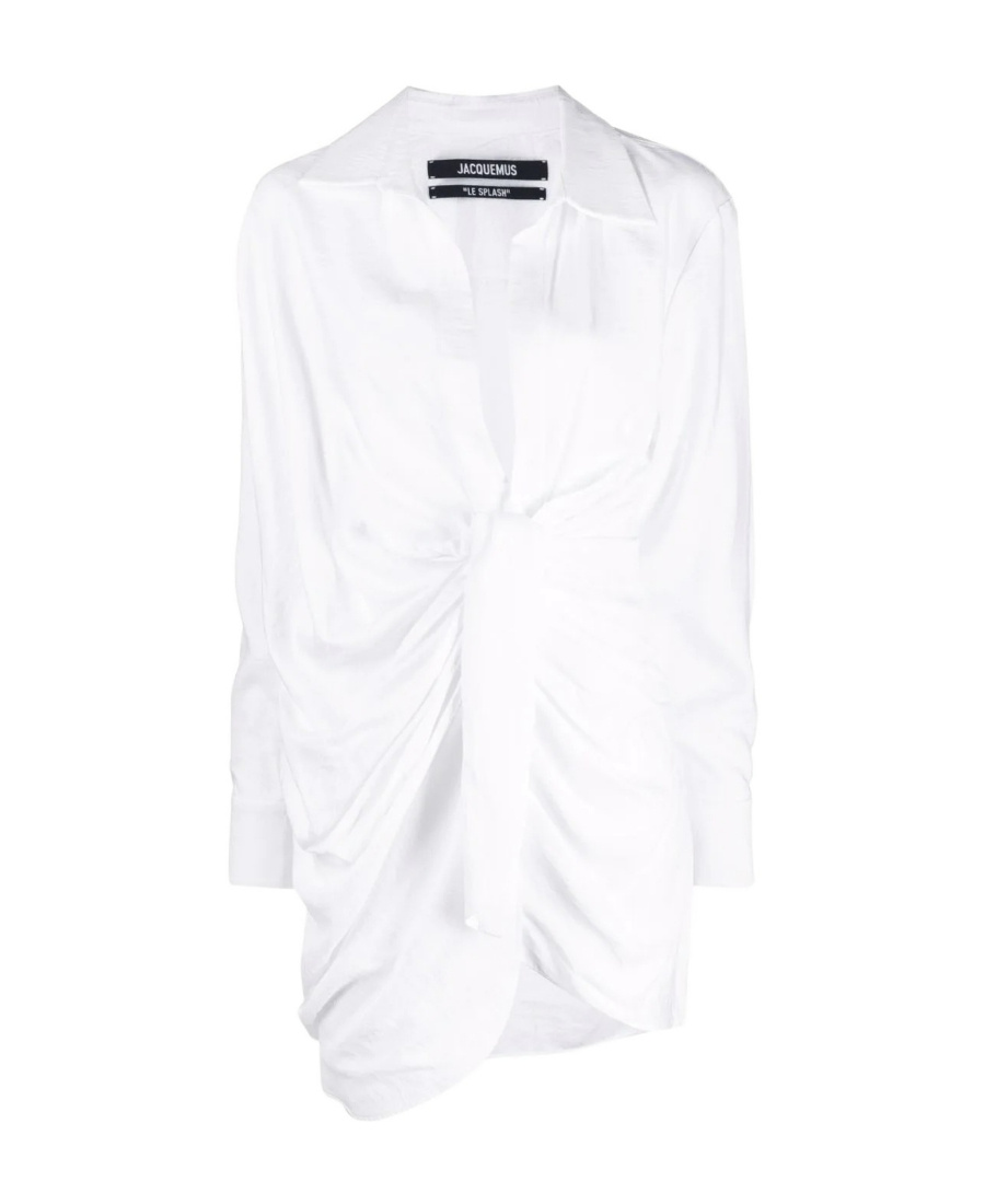 Shop Jacquemus La Robe Bahia Dress In White