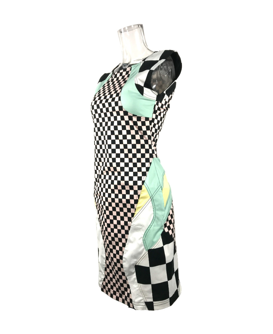 Moschino Logo Dress In Multicolor
