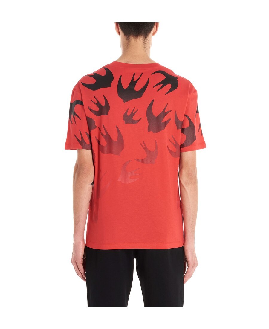 Mcq By Alexander Mcqueen Feiyan Printed Loose T-shirt In Red
